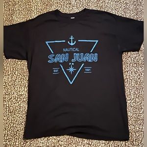 Black San Juan short sleeve shirt size large